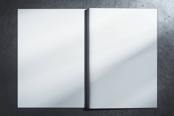 White hardcover notebook  - Foto, Bild
