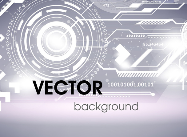 Abstract Techno Vector Background - Vetor, Imagem