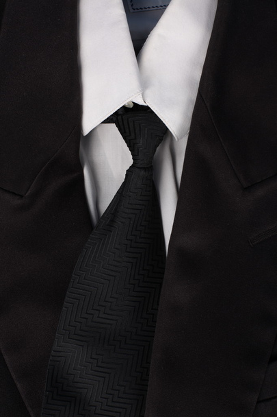 Homme d'affaires Costume avec cravate noire
 - Photo, image