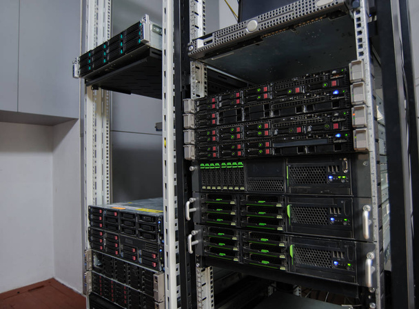 server room in datacenter. - Photo, Image