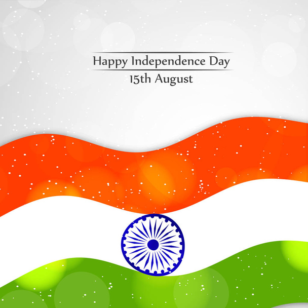 Hindistan Bağımsızlık günü arka plan resmi - Vektör, Görsel