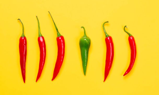 fresh chilli peppers  - Фото, зображення