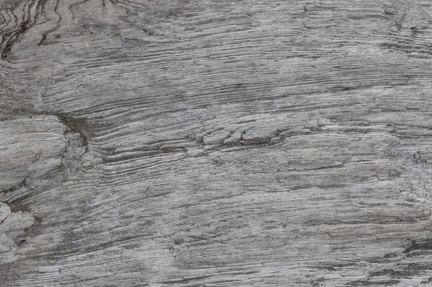Textura de madera. Tablero de madera gris con líneas de grietas erosionadas. Fondo natural para un diseño chic en mal estado. Imagen suelo de madera gris
. - Foto, imagen