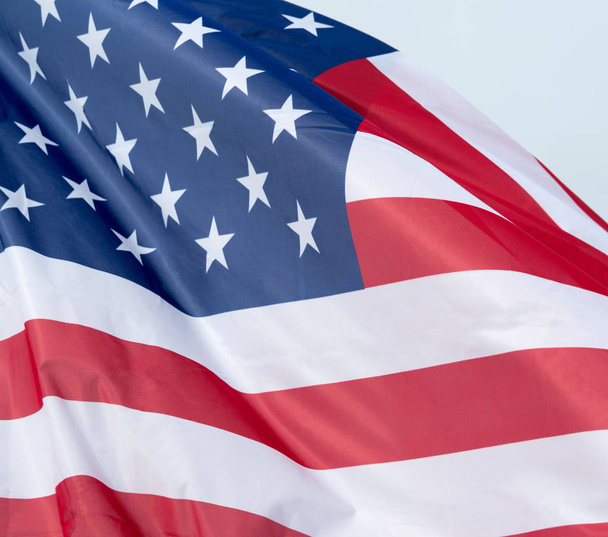American Flag waving - Фото, зображення