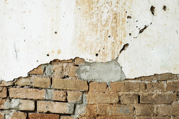 текстура стены из старого кирпича - Фото, изображение