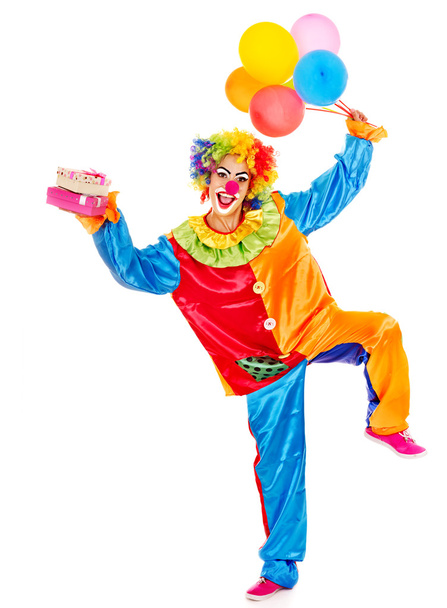 Portrait of clown. - Foto, Imagen