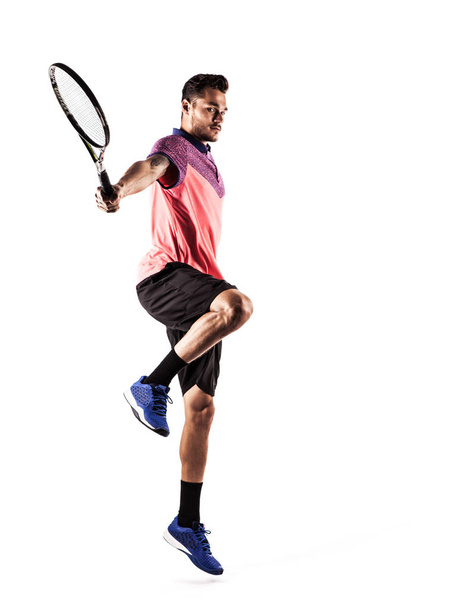 Young man  playing tennis  - Photo, Image