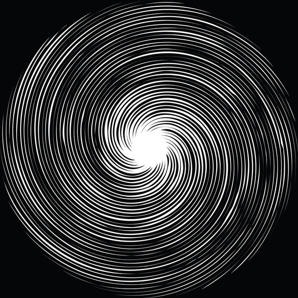 Fond en spirale. Illustration vectorielle. Circulaire, rayonnant motif de forme abstraite
. - Vecteur, image