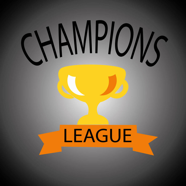 Logo, Emblem, Abzeichen der Champions League. - Vektor, Bild