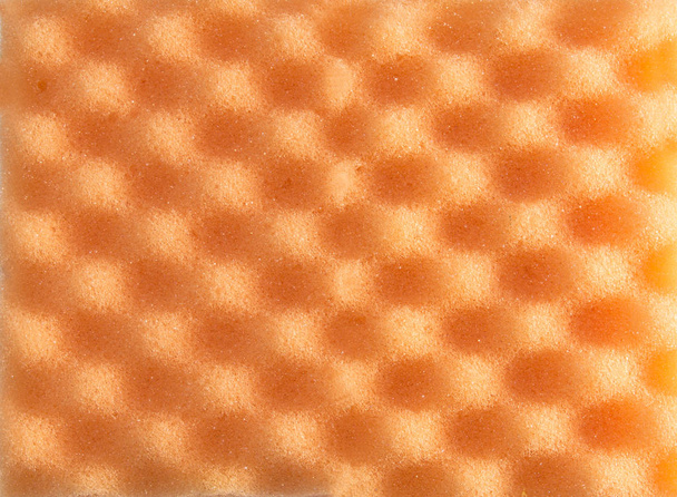 Orange Foam cleansers on white background - Photo, Image