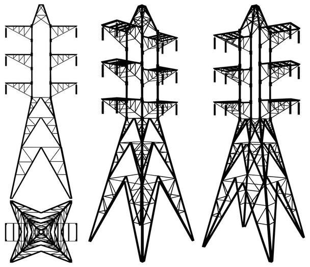 Вектор башни электропередач
 - Вектор,изображение