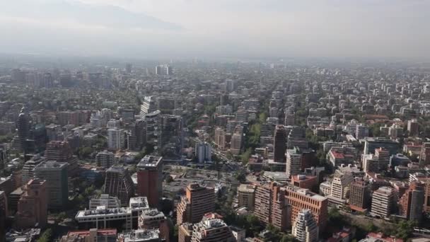 Gebouwen in de stad Santiago - Video