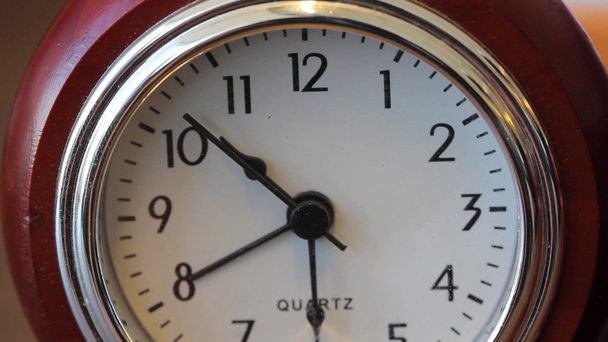 Close up of wall clock - Footage, Video