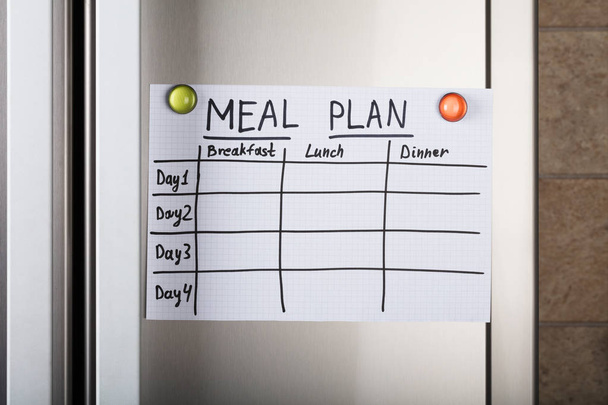 Daily Meal Plan Paper - Fotoğraf, Görsel