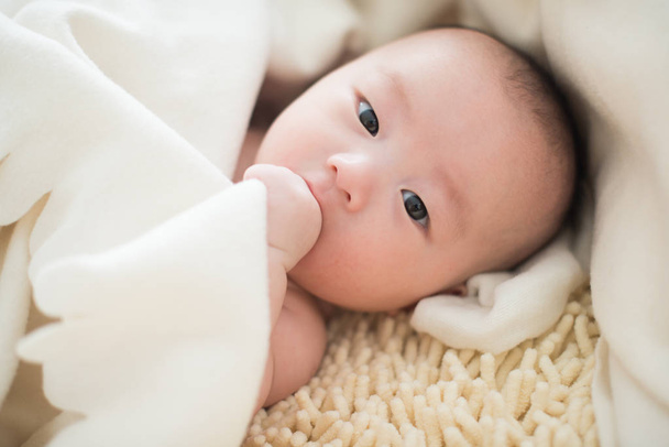 Cute asian baby - Фото, изображение