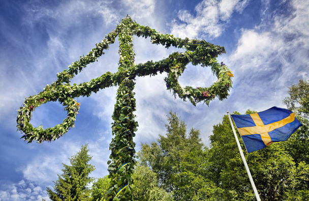 Swedish Midsummer celebrations  - Photo, Image