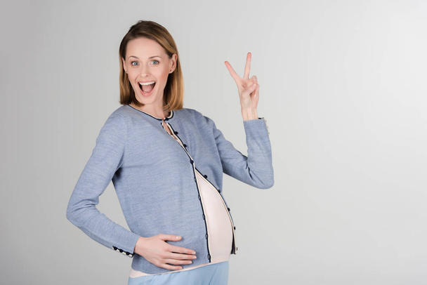 Retrato de mulher grávida
 - Foto, Imagem
