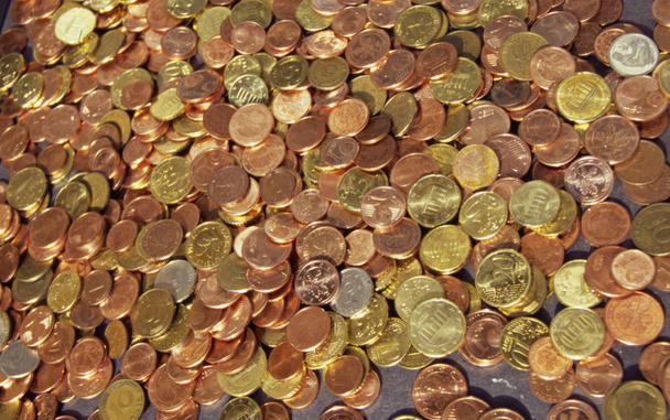 Euro-Münzen Hintergrund - Foto, Bild
