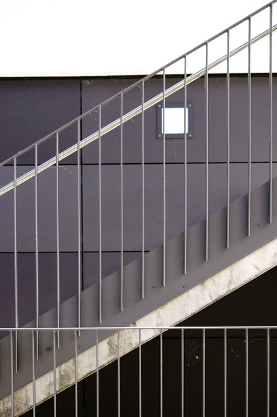 Modern stainless steel railings - Photo, Image