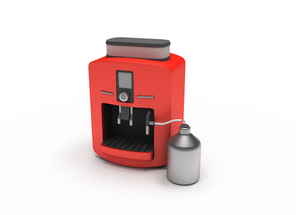 isolated realistic red coffee - Фото, зображення