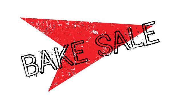 Bake Sale rubber stamp - Vektor, kép