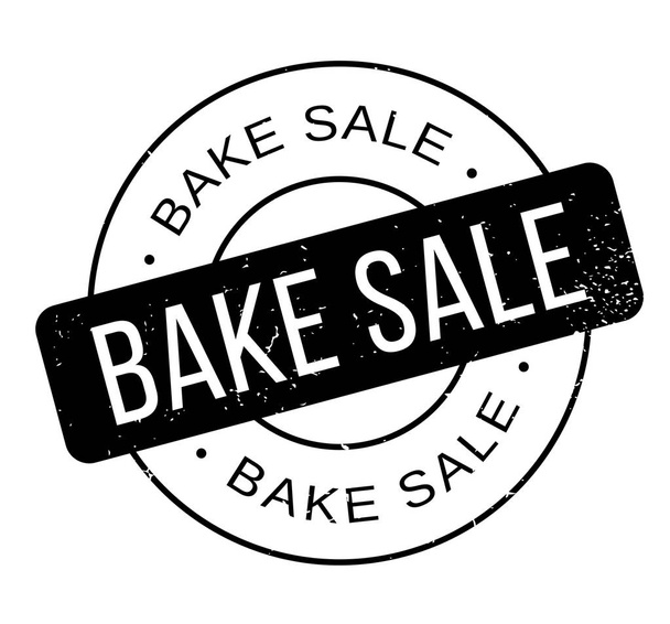 Bake Sale rubber stamp - Vector, imagen