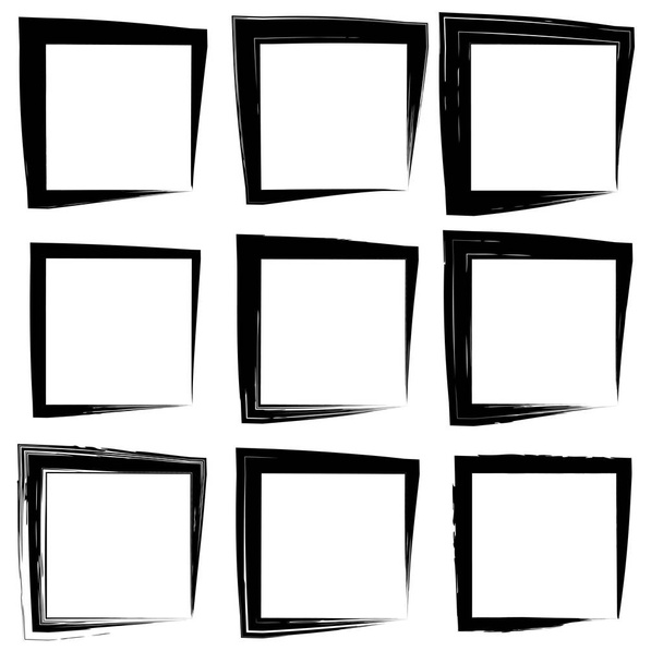 Collectie of set vierkante kaders  - Foto, afbeelding