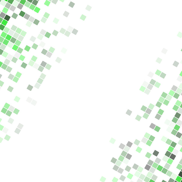 Abstracte pixel vierkant in de hoeken ontwerp achtergrond - vectorillustratie uit afgeronde diagonale pleinen - Vector, afbeelding