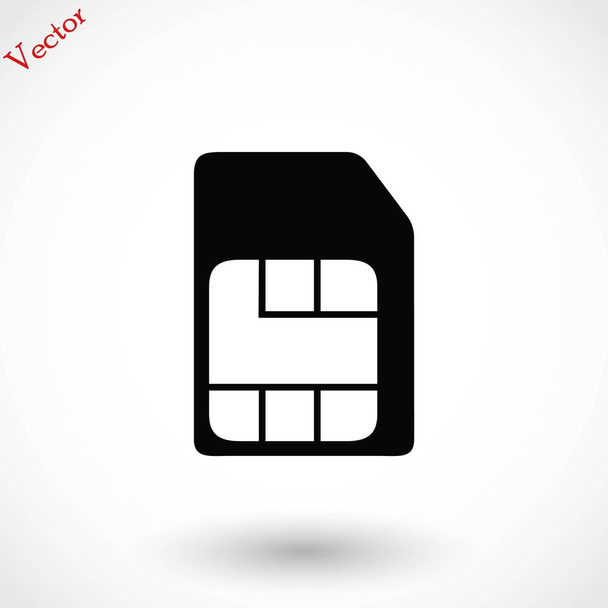  SIM card значок
 - Вектор, зображення