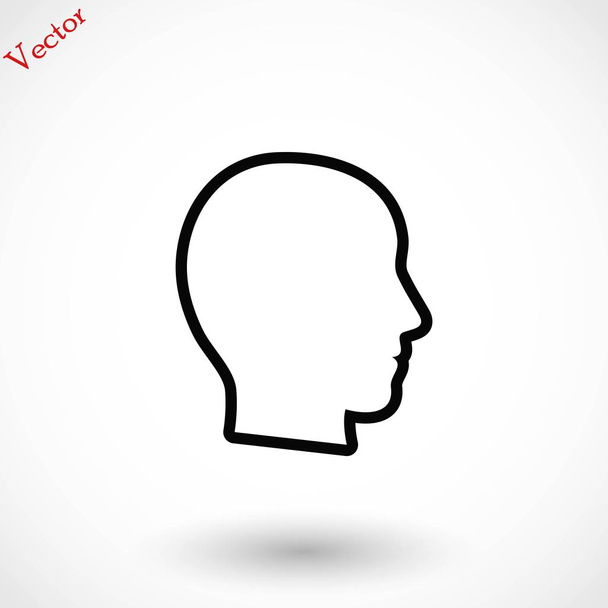 cabeza vector icono
 - Vector, imagen