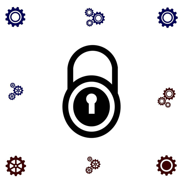 lock vector icon - Vector, Image