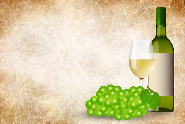 Vino sfondo bicchiere d'uva
 - Vettoriali, immagini