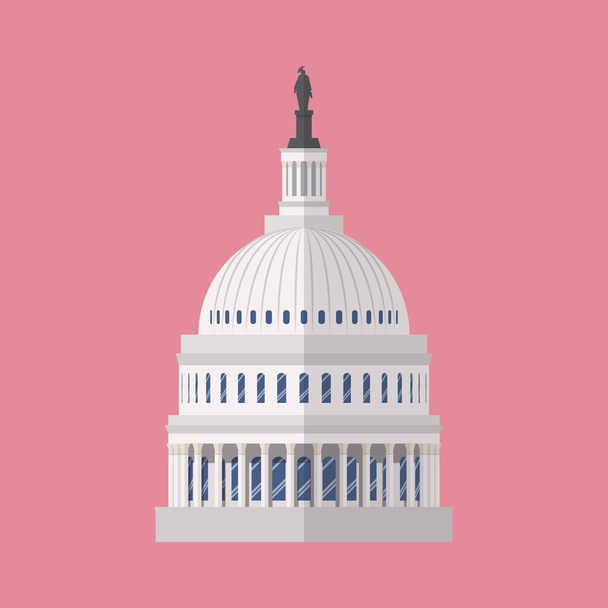 Capitol épület szimbólum - Vektor, kép