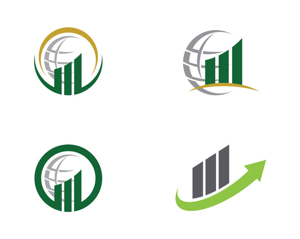 Biznes Finanse Logo - Wektor, obraz