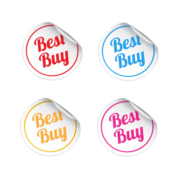 Best Buy Stickers - Vektor, kép