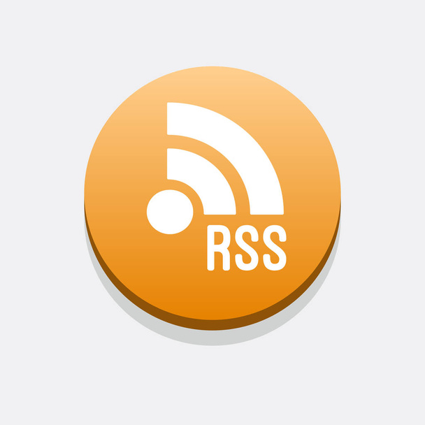 Icône vectorielle RSS
 - Vecteur, image