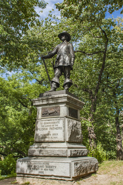 Pilgrim monument in Central Park - Photo, Image