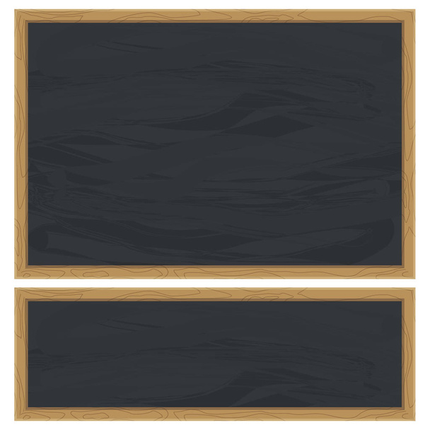 black school chalkboard - Vector, Image
