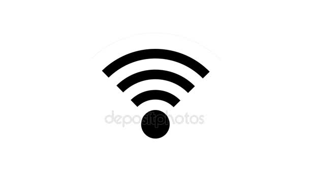 Wi-fi kapcsolat ikon - Felvétel, videó
