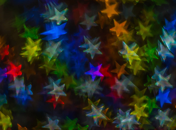 Hermoso fondo con estrella de diferentes colores, respaldo abstracto
 - Foto, Imagen