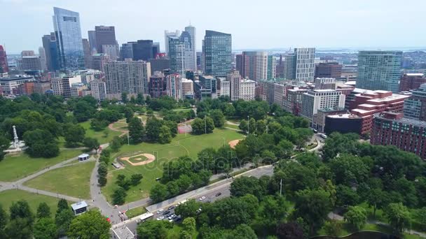 Vidéo de drone aérien Boston Commun et centre-ville
 - Séquence, vidéo