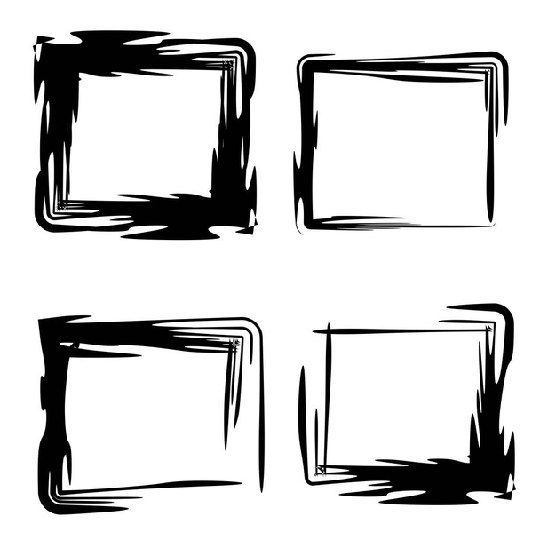 Vector grunge frames - Vector, afbeelding