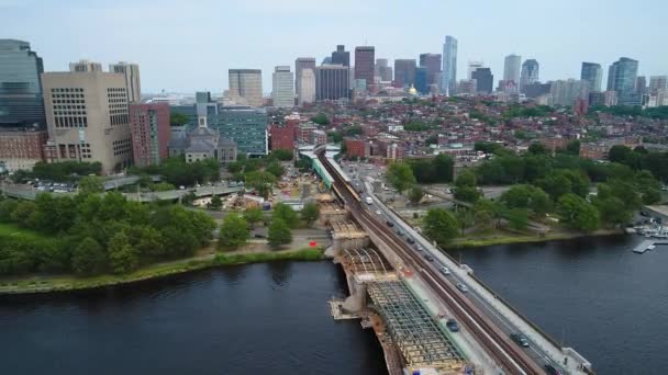Aereo drone video Boston Comune e in centro
 - Filmati, video