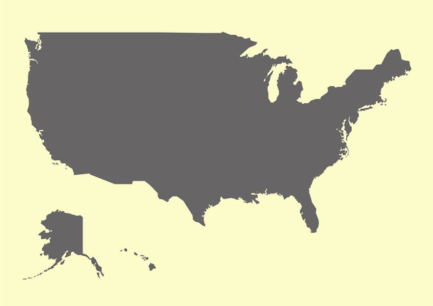 США карта Векторні ілюстрації
 - Вектор, зображення