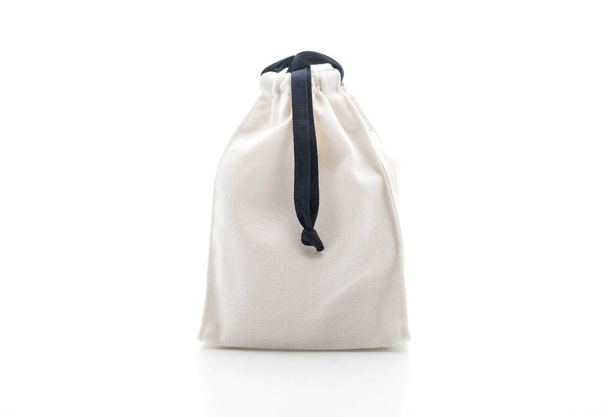 beautiful fabric bag on white - Photo, image