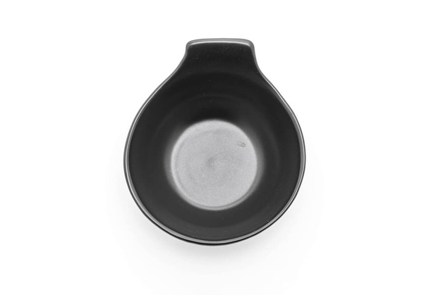 black ceramic bowl - Φωτογραφία, εικόνα