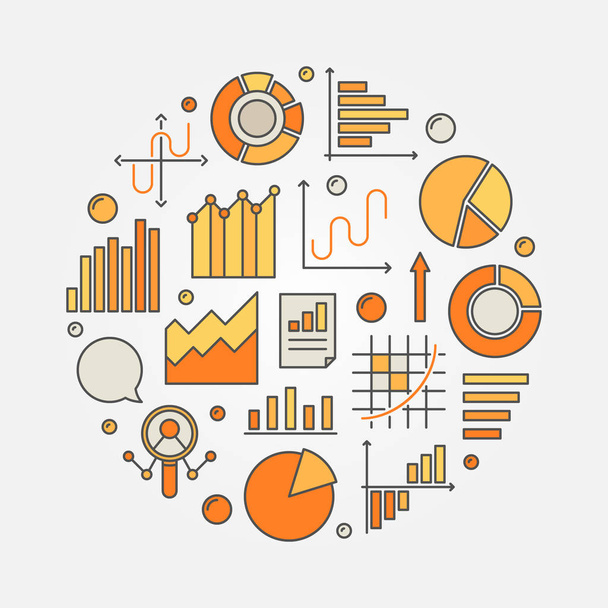 Data analytics concept illustration - Wektor, obraz