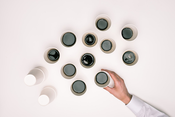 tazas de café desechables - Foto, Imagen