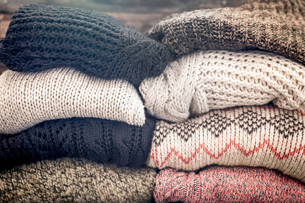 meleg hangulatos pulóverek - Fotó, kép