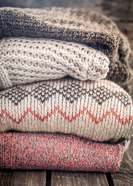 warm cozy sweaters - Фото, зображення